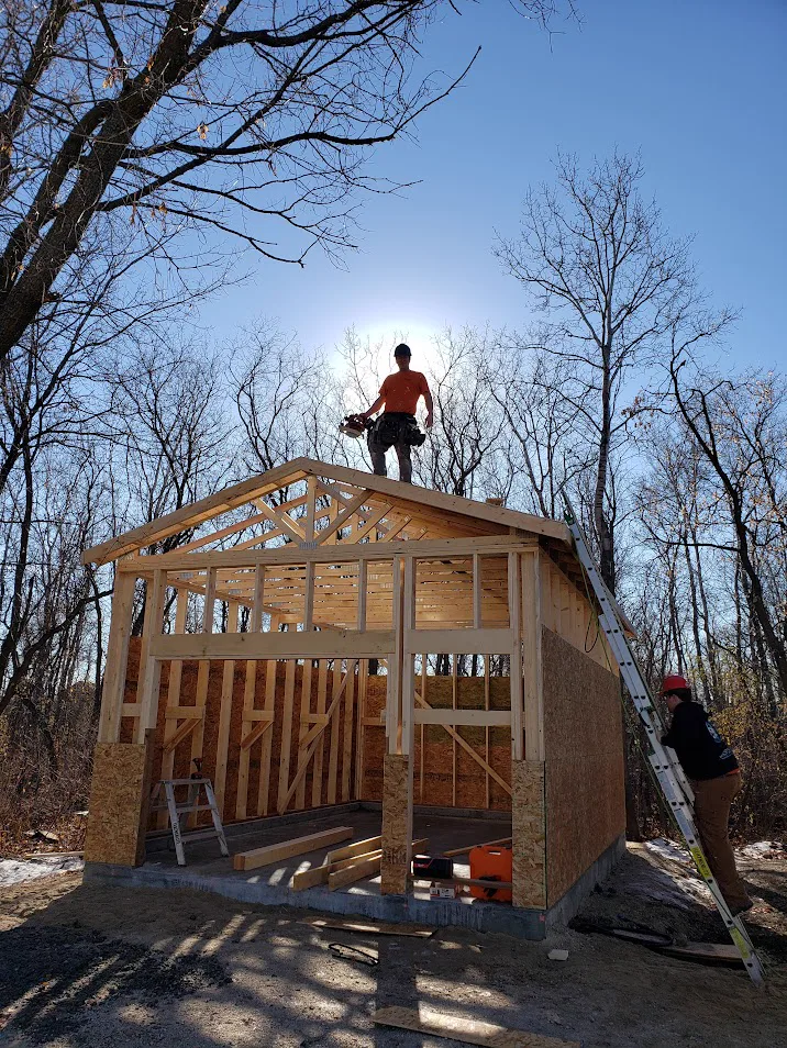 Champion MB crew on a project site in Manitoba