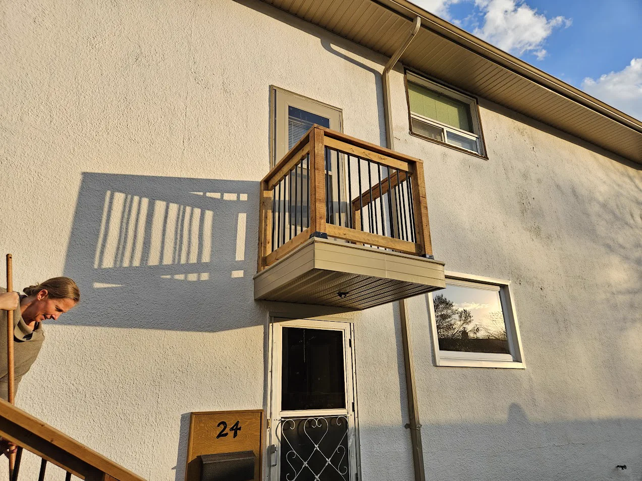 Balcony addition